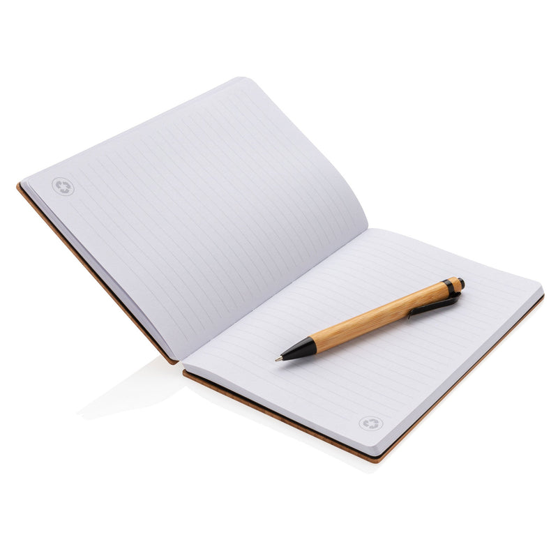 A5 Bamboo Notebook & Pen Set Notebooks & Pens The Ethical Gift Box (DEV SITE)   