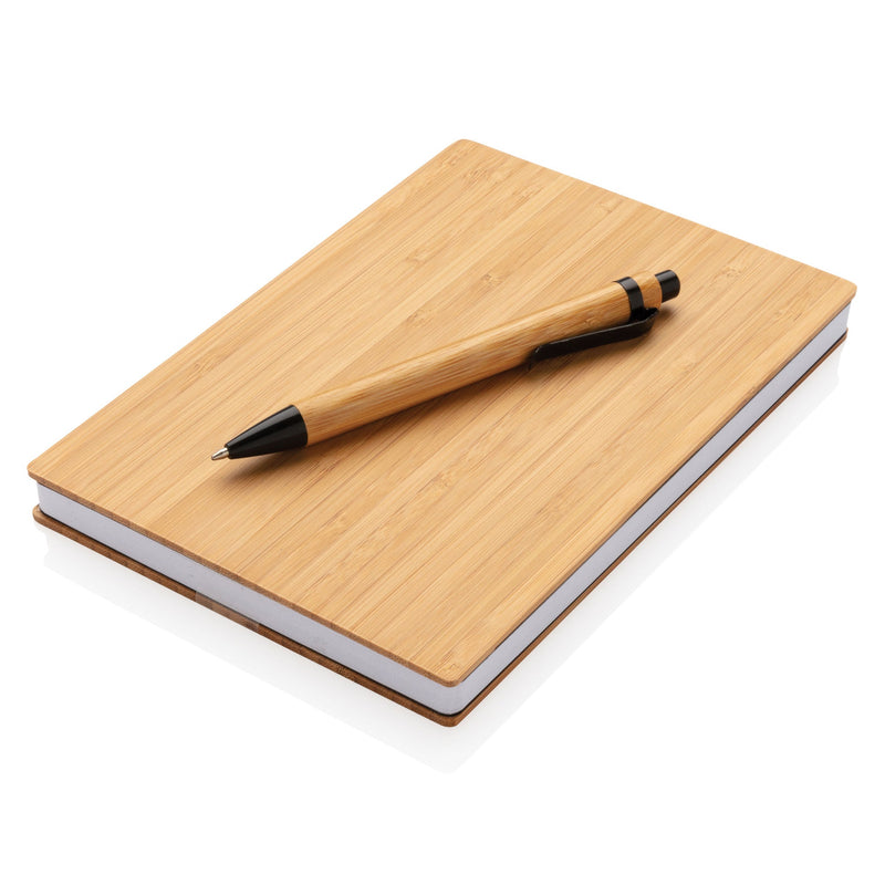 A5 Bamboo Notebook & Pen Set Notebooks & Pens The Ethical Gift Box (DEV SITE)   