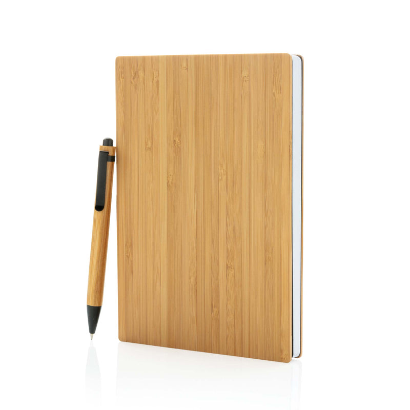 A5 Bamboo Notebook & Pen Set Notebooks & Pens The Ethical Gift Box (DEV SITE)   