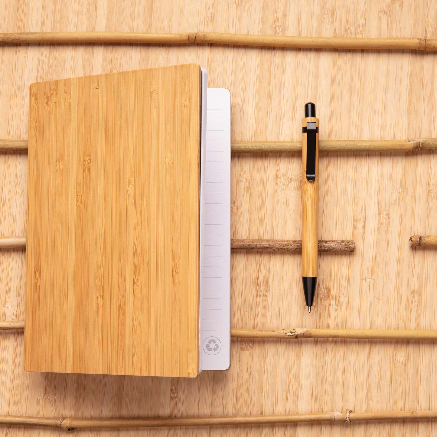 A5 Bamboo Notebook & Pen Set Notebooks & Pens The Ethical Gift Box (DEV SITE)   