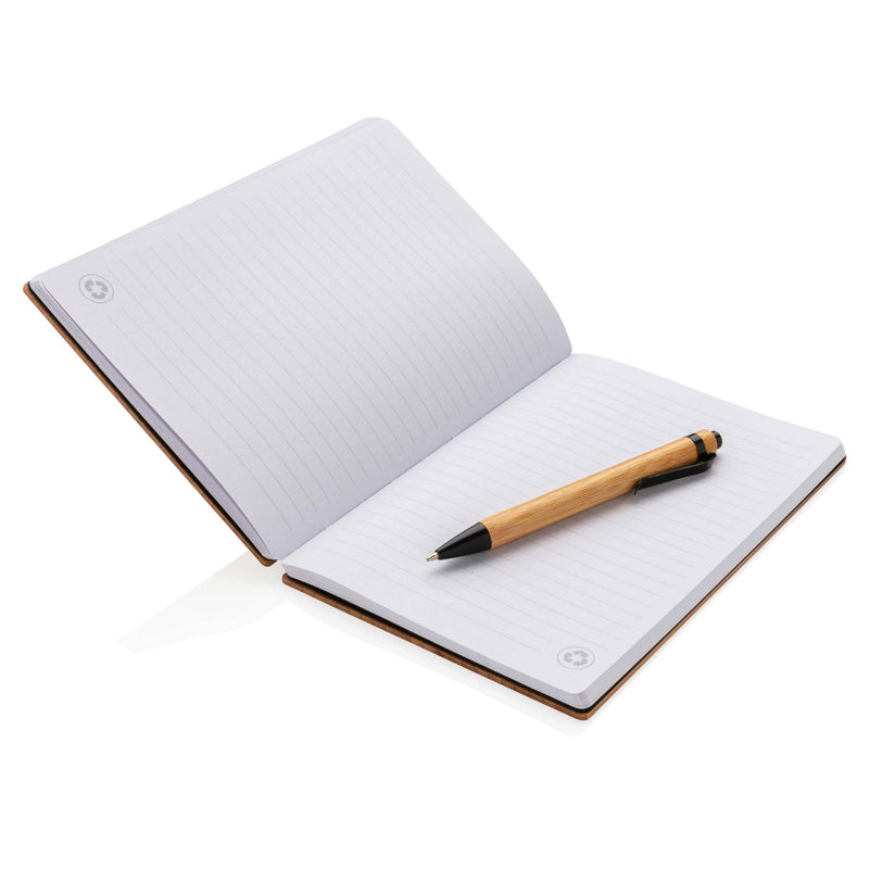 A5 Bamboo Notebook & Pen Set Notebooks & Pens The Ethical Gift Box (DEV SITE)   