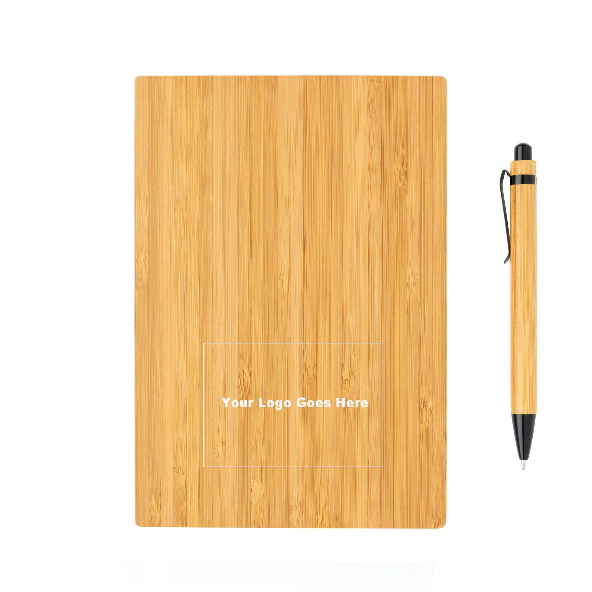 A5 Bamboo Notebook & Pen Set Notebooks & Pens The Ethical Gift Box (DEV SITE)   