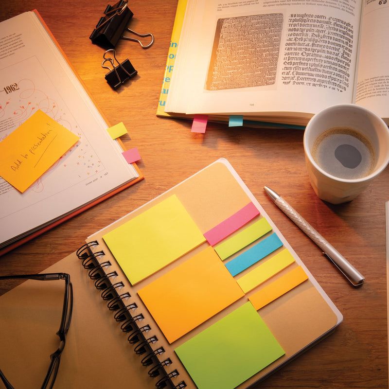 A5 Kraft Spiral Notebook with Sticky Notes Notebooks & Pens The Ethical Gift Box (DEV SITE)   