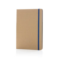 A5 Recycled Kraft Notebook - Notebooks & Pens, Navy Band thumbnail