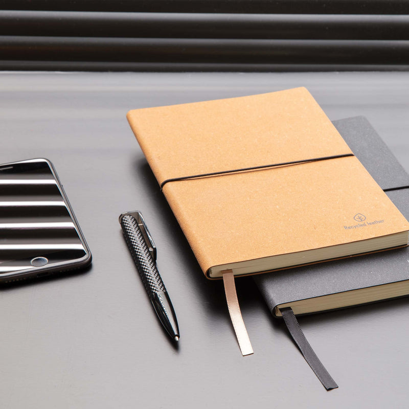 A5 Recycled Leather Notebook Notebooks & Pens The Ethical Gift Box (DEV SITE)   