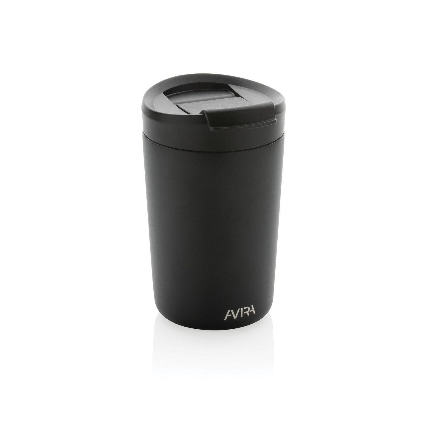 Recycled Steel Tumbler 300ML Coffee Mugs & Tumblers The Ethical Gift Box (DEV SITE) Black  