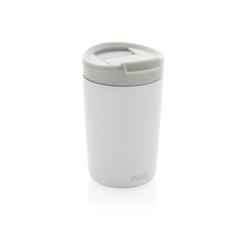 Recycled Steel Tumbler 300ML Coffee Mugs & Tumblers The Ethical Gift Box (DEV SITE) White  
