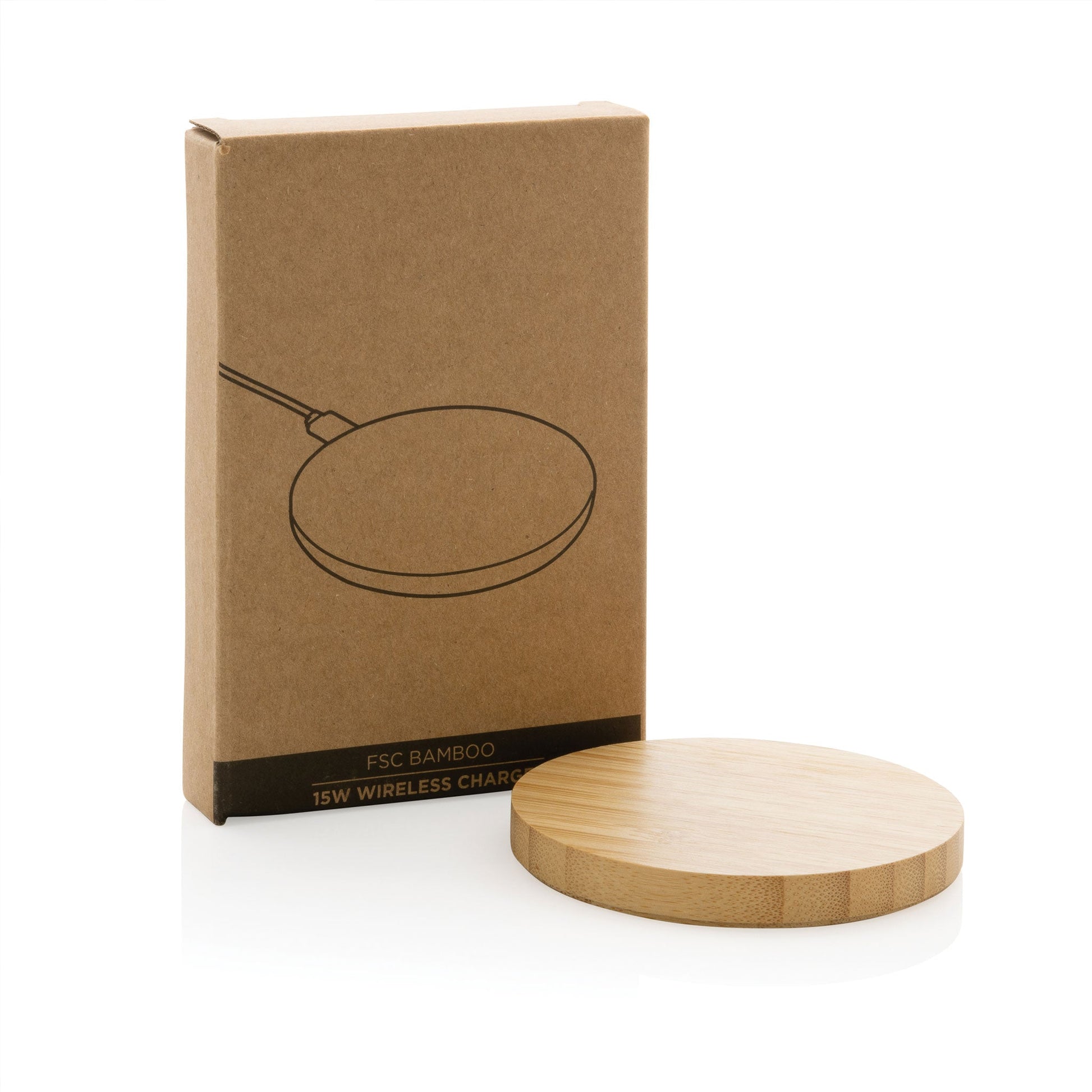 Bamboo 15W Wireless Charger Tech The Ethical Gift Box (DEV SITE)   