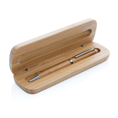 Bamboo Pen in Bamboo Box Grab & Go The Ethical Gift Box   