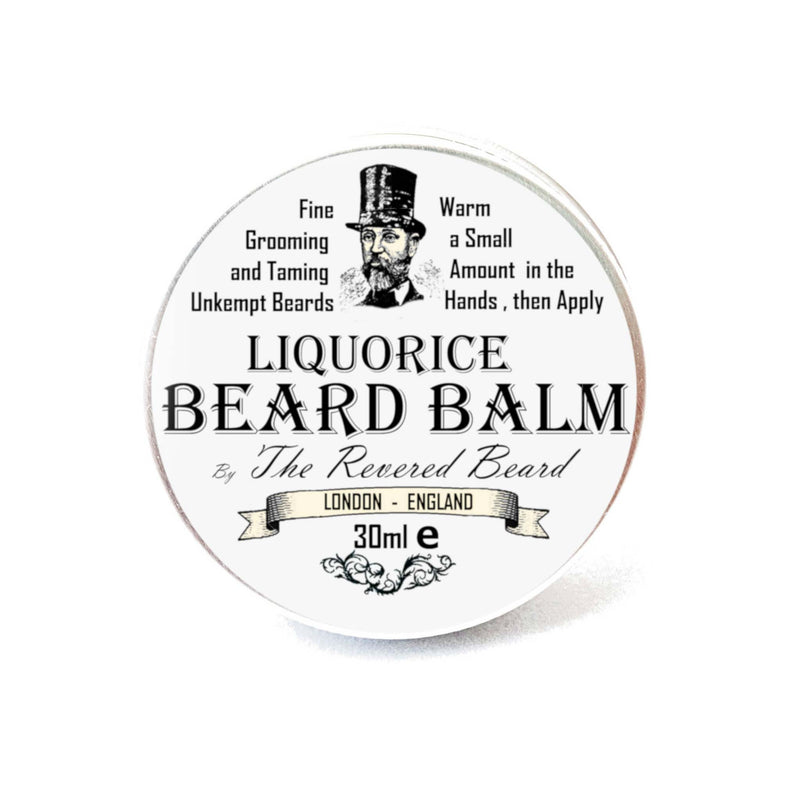 Liquorice Beard Balm Grab & Go Half Ounce Cosmetics   