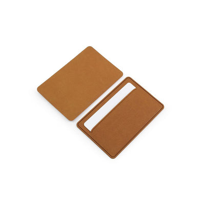 BioD Biodegradable Slim Credit Card Case Accessories The Ethical Gift Box (DEV SITE) Caramel  