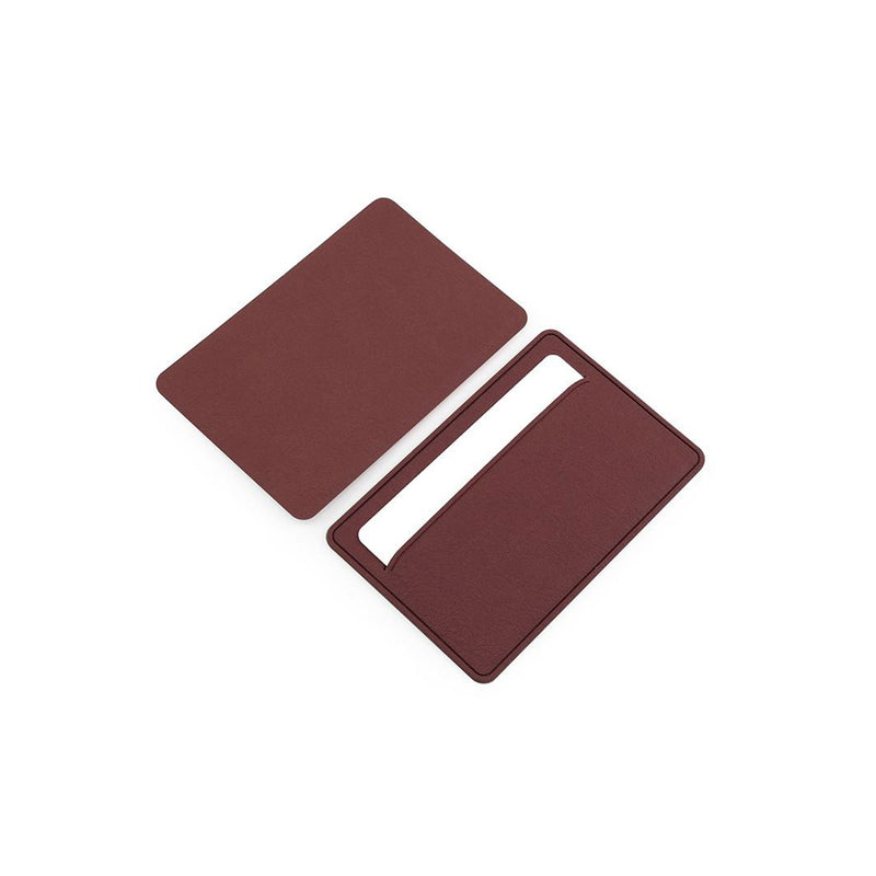 BioD Biodegradable Slim Credit Card Case Accessories The Ethical Gift Box (DEV SITE) Wine Red  