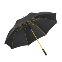 Fare Style AC Golf Umbrella Promotional The Ethical Gift Box (DEV SITE) Black Yellow   thumbnail