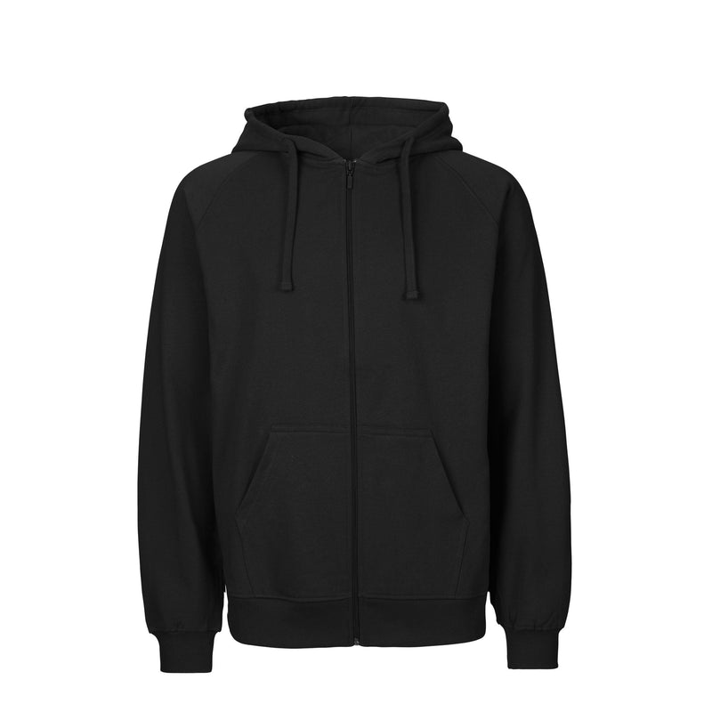 Unisex Tiger Cotton Hoodie w Zip Tops & Tees The Ethical Gift Box (DEV SITE) Black XS 