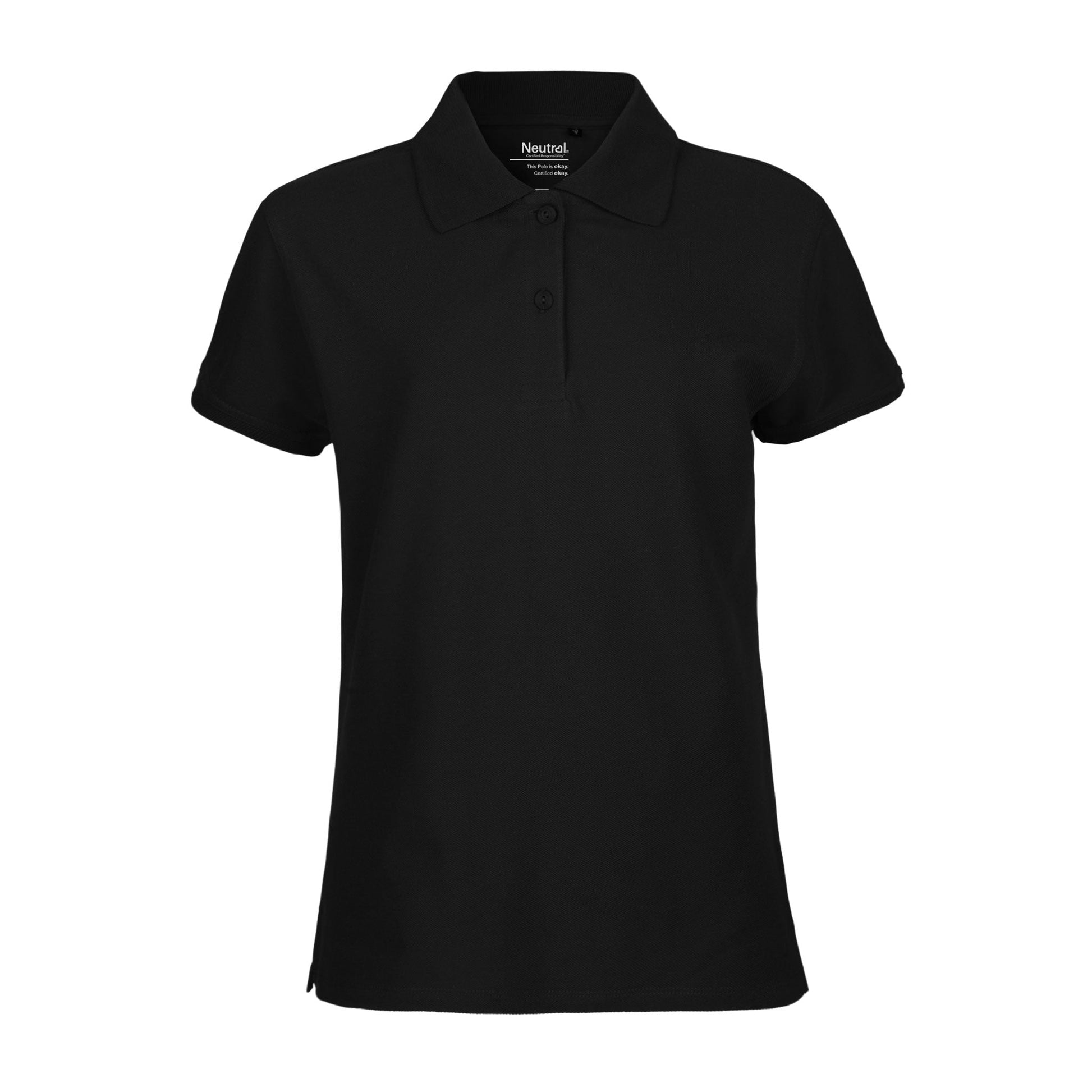Ladies Classic Organic Cotton Polo Tops & Tees The Ethical Gift Box (DEV SITE) Black XS 