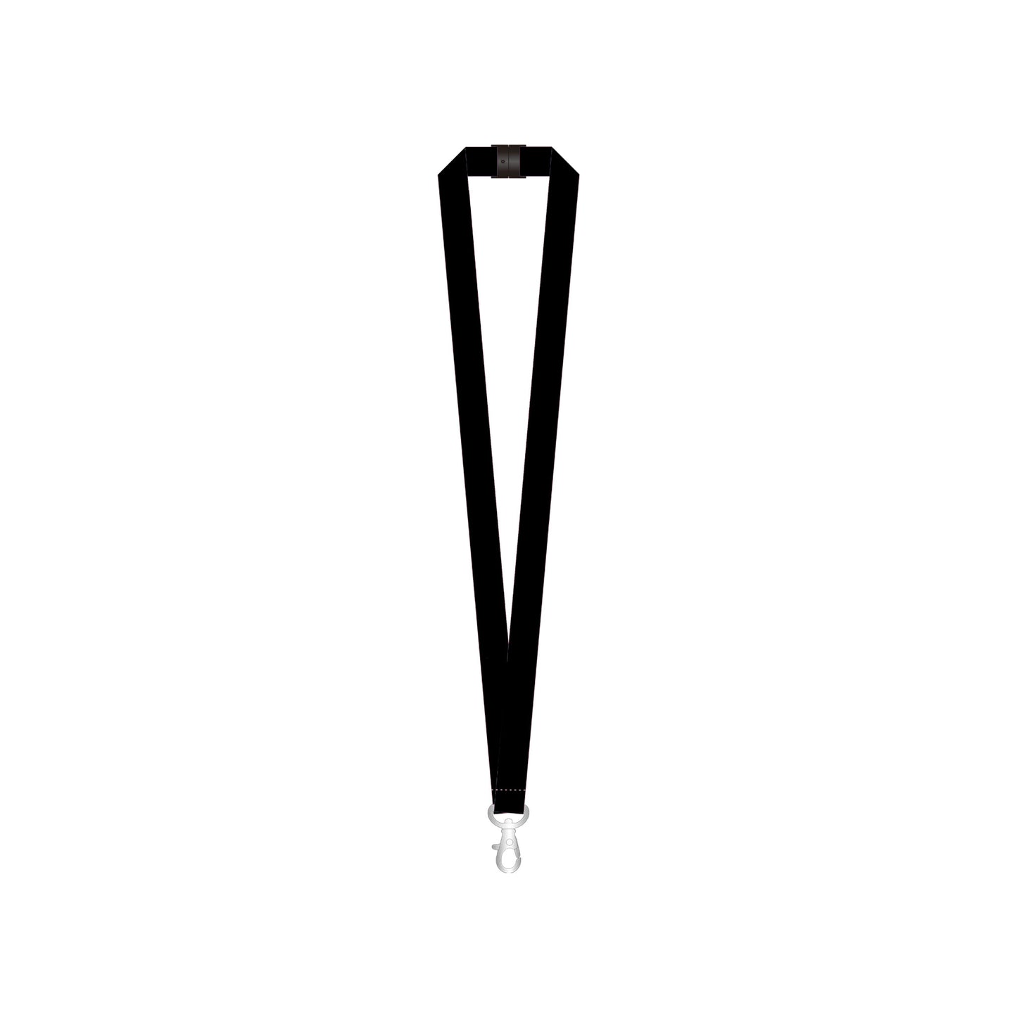 Custom Printed rPET Lanyard Promotional The Ethical Gift Box (DEV SITE) Black  