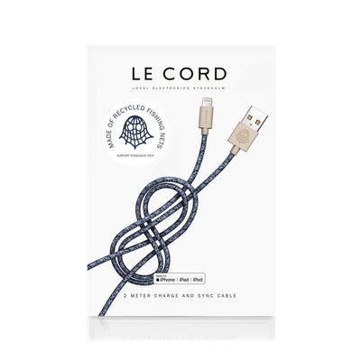 iPhone Lightning Cable 2 metre Tech The Ethical Gift Box (DEV SITE) Blue  