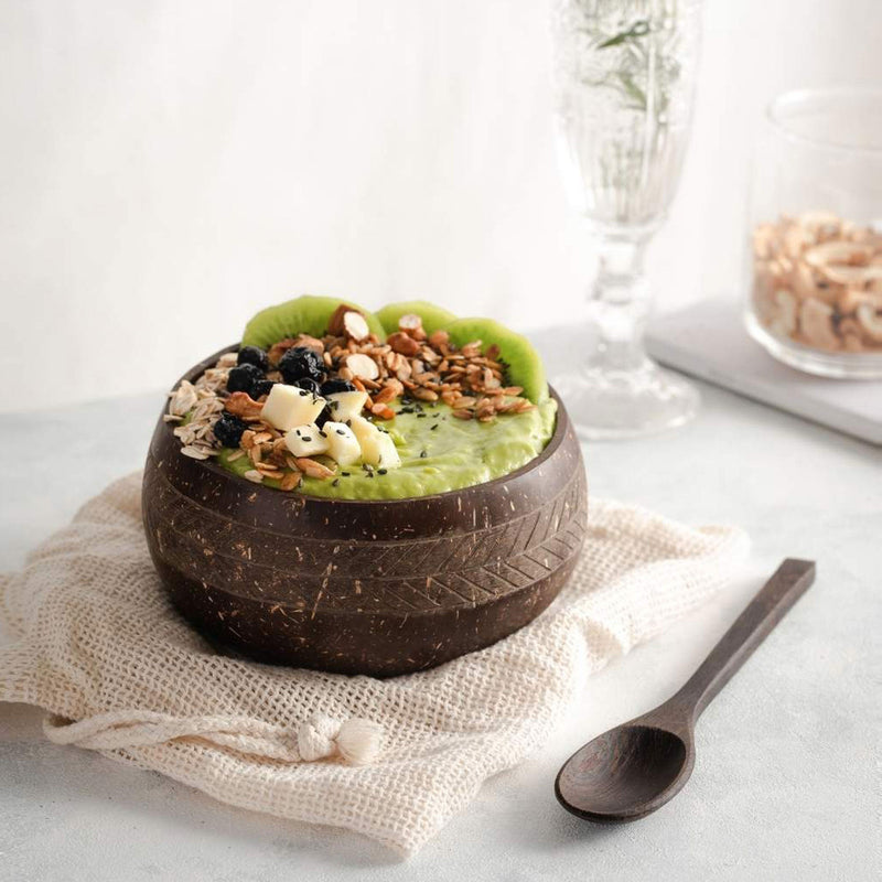 Coconut Bowl with Reclaimed Spoon Lifestyle The Ethical Gift Box (DEV SITE)   