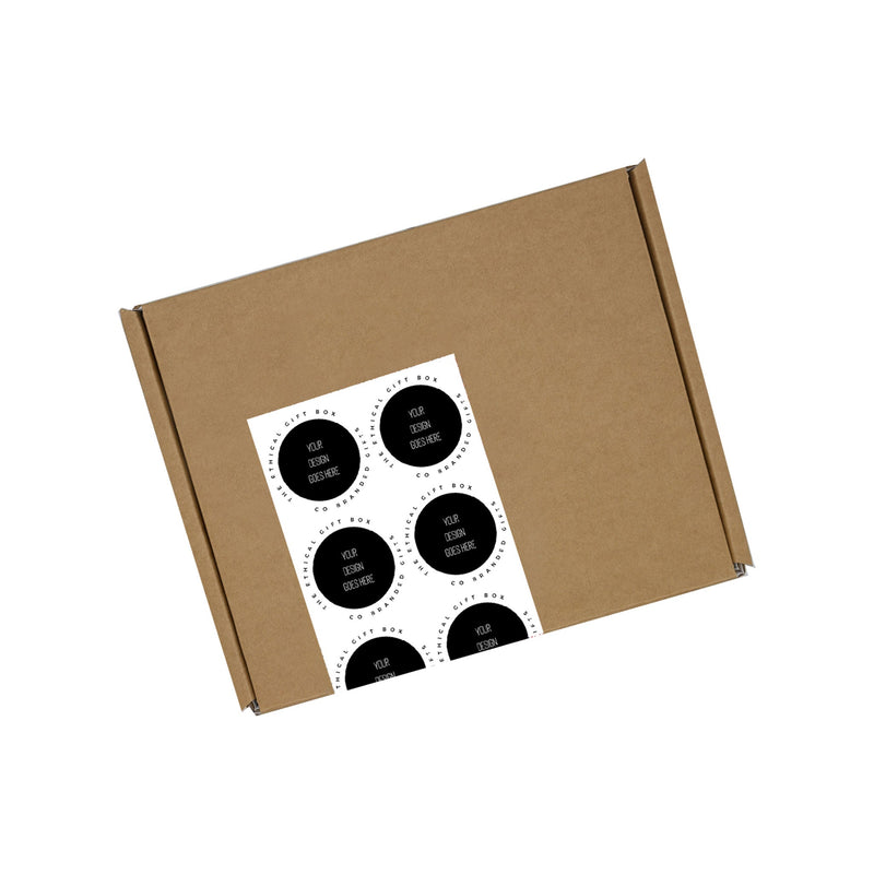 Kraft Box With Matt Paper Sticker Packaging The Ethical Gift Box (DEV SITE)   