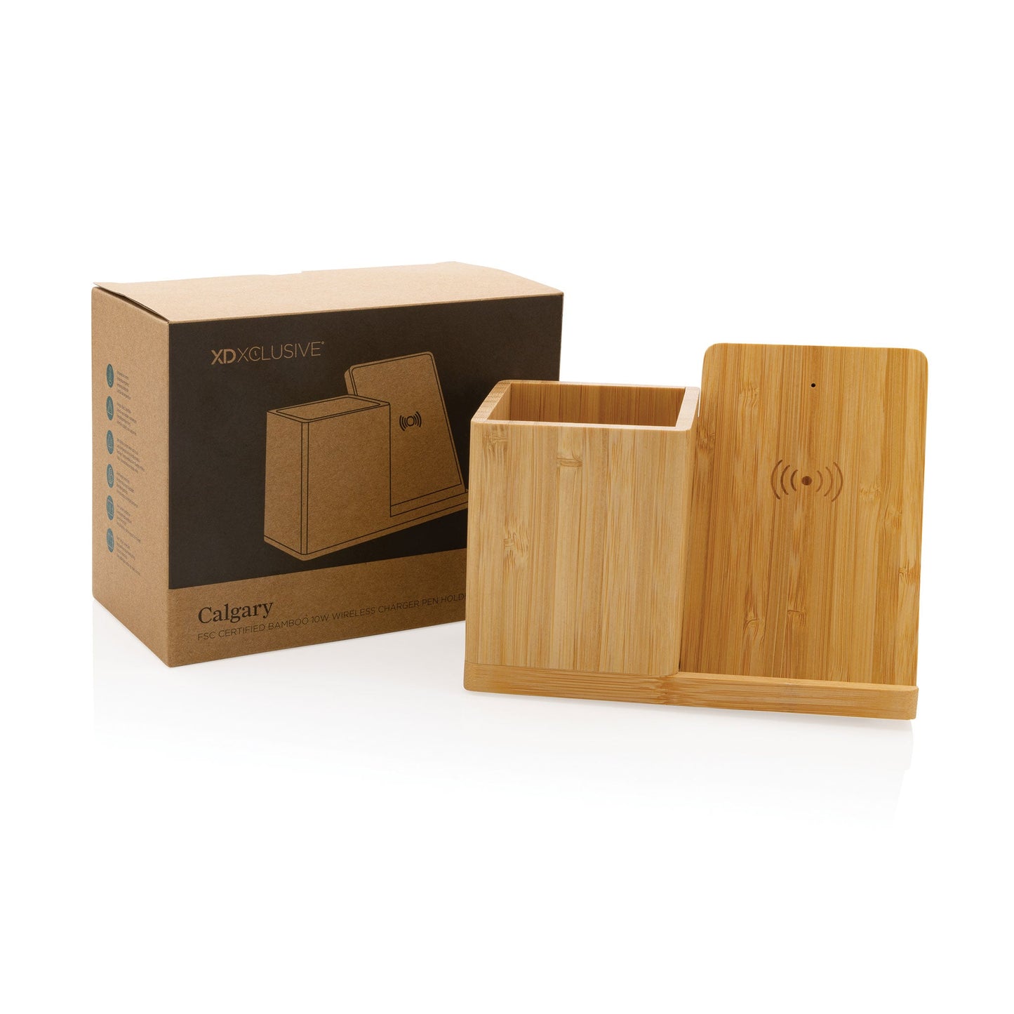 Bamboo 10W Wireless Charger Tech The Ethical Gift Box (DEV SITE)   