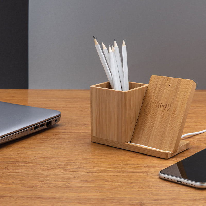 Bamboo 10W Wireless Charger Tech The Ethical Gift Box (DEV SITE)   