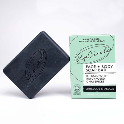 UpCircle Chocolate Charcoal Organic Soap (100g) Grab & Go UpCircle Beauty   