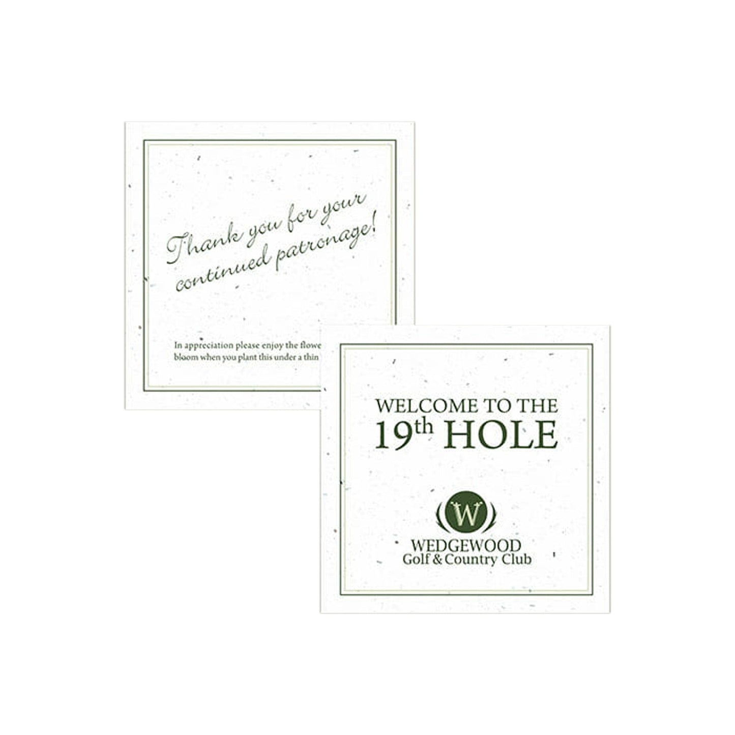 Seedpaper Coaster Promotional The Ethical Gift Box (DEV SITE)   