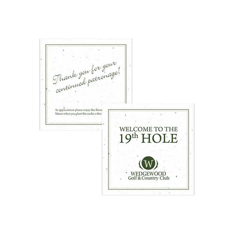 Seedpaper Coaster Promotional The Ethical Gift Box (DEV SITE)   