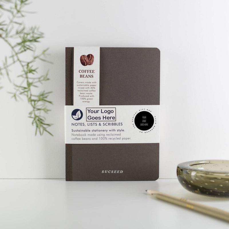 Recycled Sucseed A5 Notebook - Lined Notebooks & Pens The Ethical Gift Box (DEV SITE)   