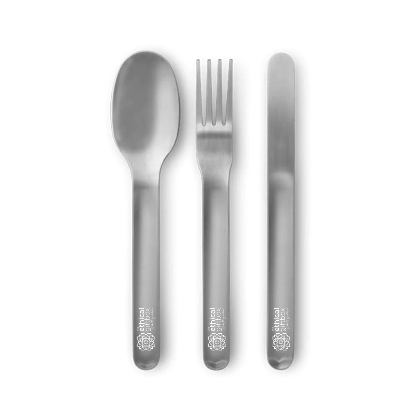 Black & Blum Stainless Steel Cutlery Set Lifestyle The Ethical Gift Box (DEV SITE)   