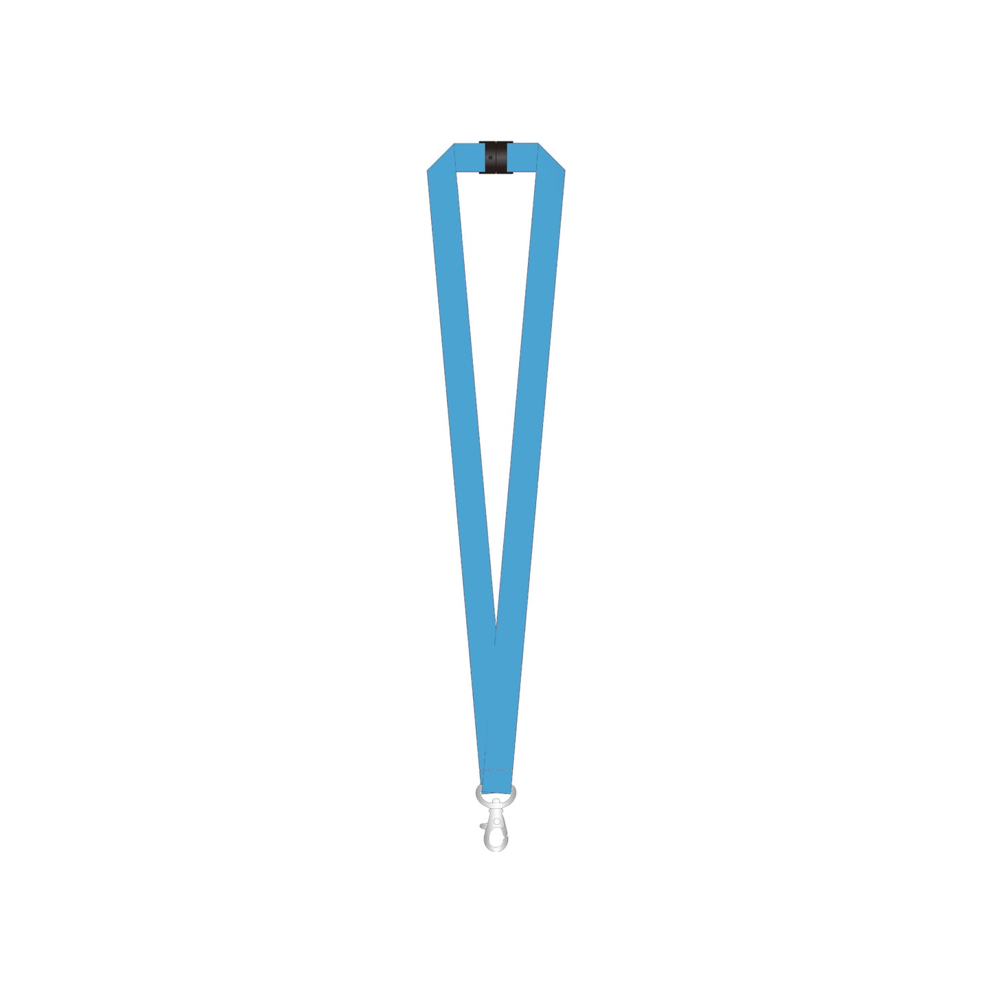 Custom Printed rPET Lanyard Promotional The Ethical Gift Box (DEV SITE) Cyan  