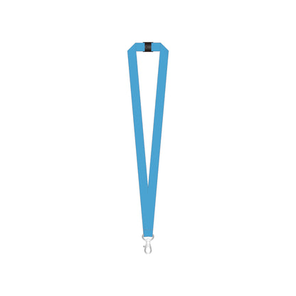 Custom Printed rPET Lanyard Promotional The Ethical Gift Box (DEV SITE) Cyan  