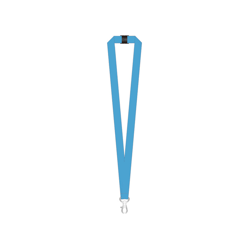 Custom Printed rPET Lanyard Promotional The Ethical Gift Box (DEV SITE) Cyan  
