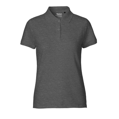 Ladies Classic Organic Cotton Polo Tops & Tees The Ethical Gift Box (DEV SITE) Dark Heather XS 