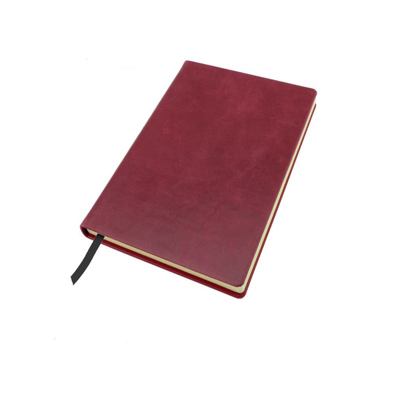 Distressed Leather A5 Casebound Notebook Notebooks & Pens The Ethical Gift Box (DEV SITE) Burgundy  