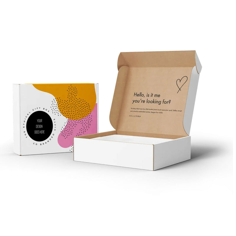 Eco Colour Mailer Box With Inside Print Packaging The Ethical Gift Box (DEV SITE)   