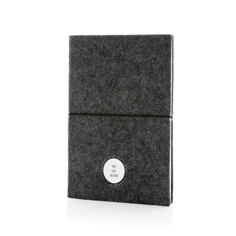 Recycled Felt A5 Softcover Notebook Notebooks & Pens The Ethical Gift Box (DEV SITE)   