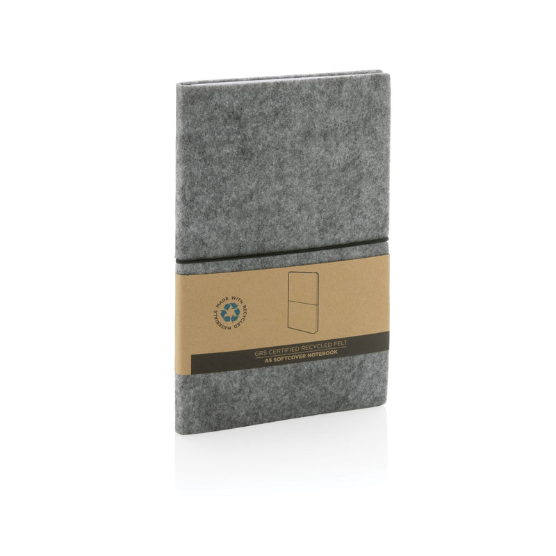Recycled Felt A5 Softcover Notebook Notebooks & Pens The Ethical Gift Box (DEV SITE)   