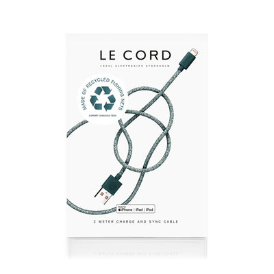 iPhone Lightning Cable 2 metre Tech The Ethical Gift Box (DEV SITE) Green  