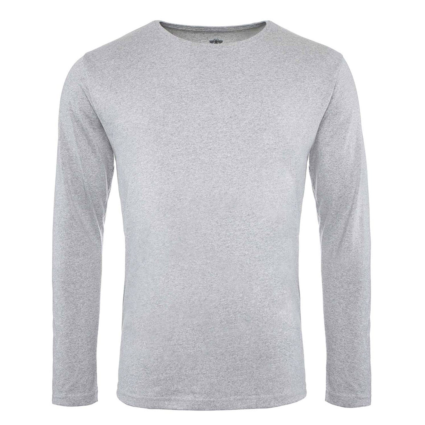 Pure Waste Mens Long Sleeve T-Shirt Tops & Tees The Ethical Gift Box (DEV SITE) Grey Melange XS 