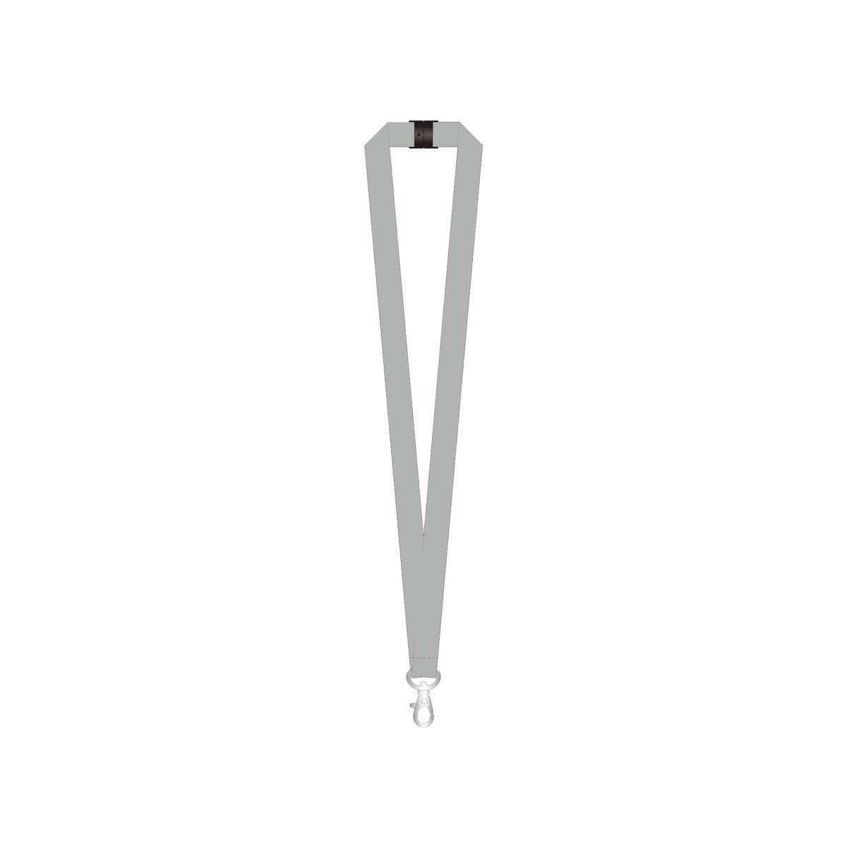 Custom Printed rPET Lanyard Promotional The Ethical Gift Box (DEV SITE) Grey  