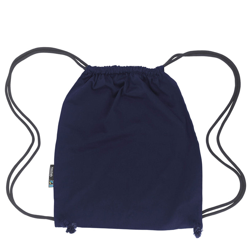 Organic Cotton Gym Bag Bags The Ethical Gift Box (DEV SITE) Navy  