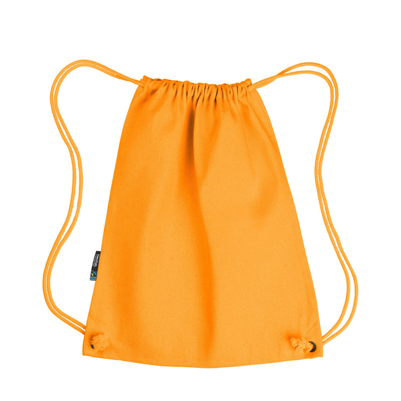 Organic Cotton Gym Bag Bags The Ethical Gift Box (DEV SITE) Okay Orange  