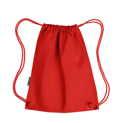 Organic Cotton Gym Bag Bags The Ethical Gift Box (DEV SITE) Red  