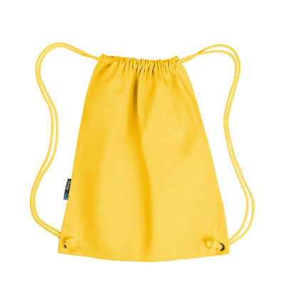 Organic Cotton Gym Bag Bags The Ethical Gift Box (DEV SITE) Yellow  
