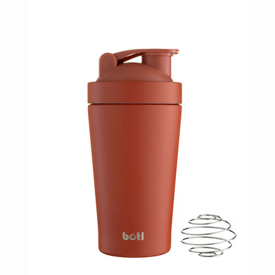 One Green Bottle Gym Shaker 500ml Coffee Mugs & Tumblers The Ethical Gift Box (DEV SITE) Burnt Orange  