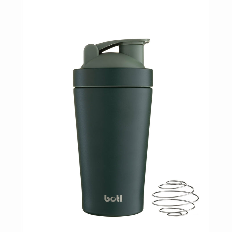 One Green Bottle Gym Shaker 500ml Coffee Mugs & Tumblers The Ethical Gift Box (DEV SITE) Olive  