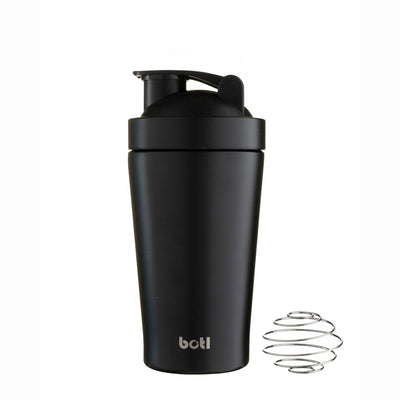 One Green Bottle Gym Shaker 500ml Coffee Mugs & Tumblers The Ethical Gift Box (DEV SITE) Black  