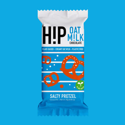 Salty Pretzel Oat Milk Chocolate Bar (25g) Grab & Go H!P   