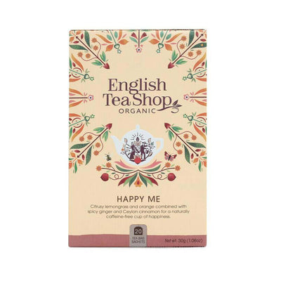 Happy Me Organic Tea - 20 Bags Grab & Go English Tea Shop   